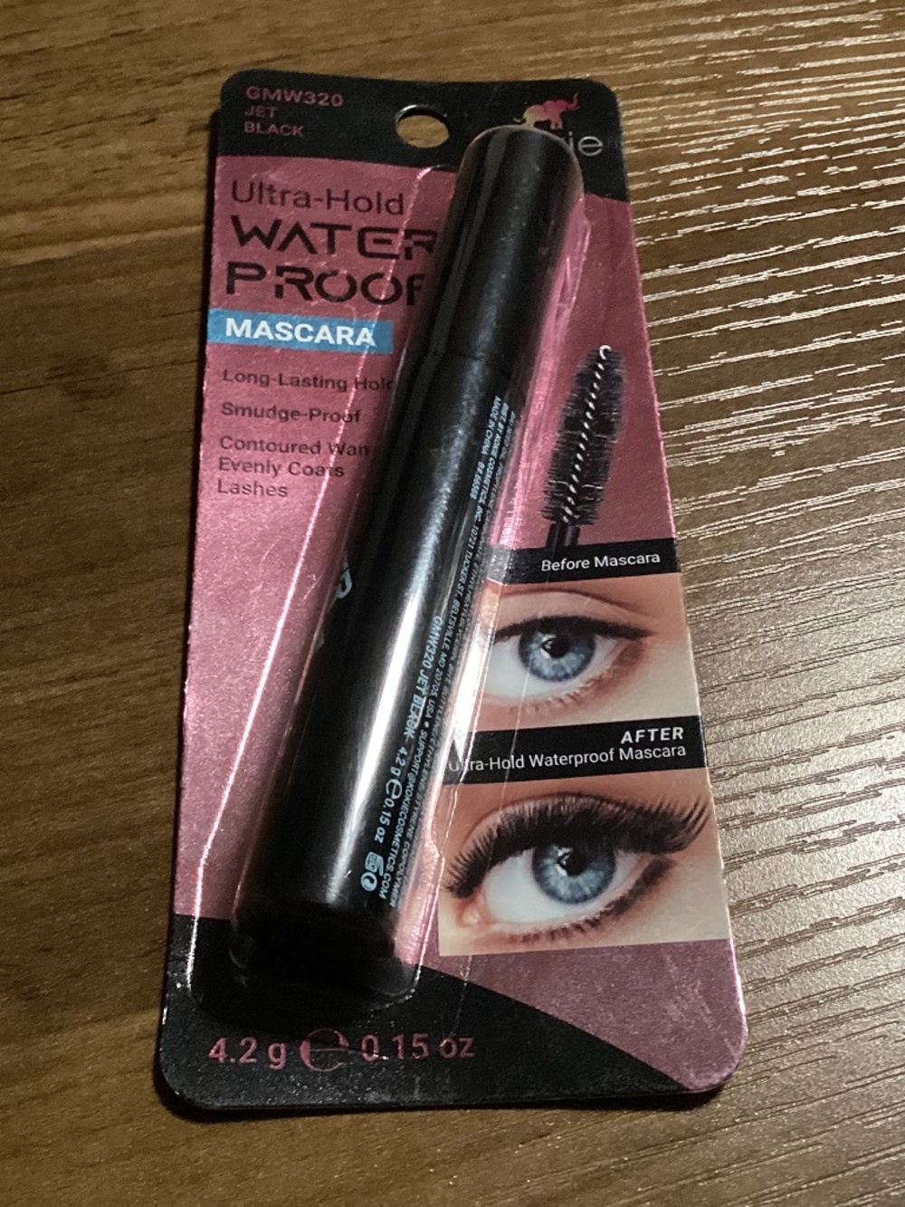 Kokie Ultra-Hold Waterproof Mascara Jet Black GMW320 4.2 g New Sealed